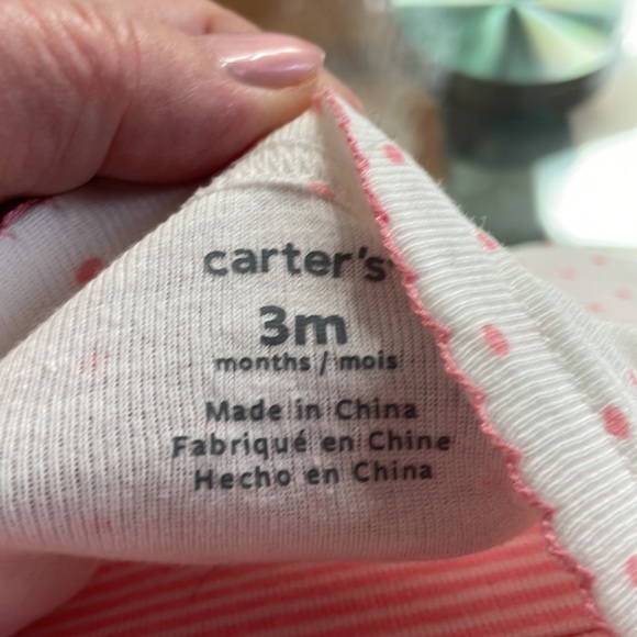 NWT Set Carter’s Baby Girl size 3 two socks Elegantbabe bear - Picture 5 of 10